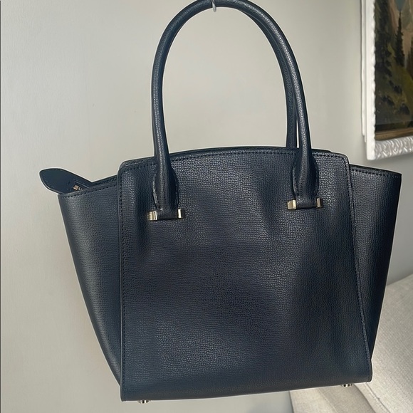 NWT Kate Spade Black Satchel with Structured Design - Picture 2 of 7